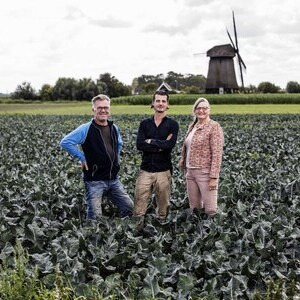 Peter, Dave en Margot Appelman