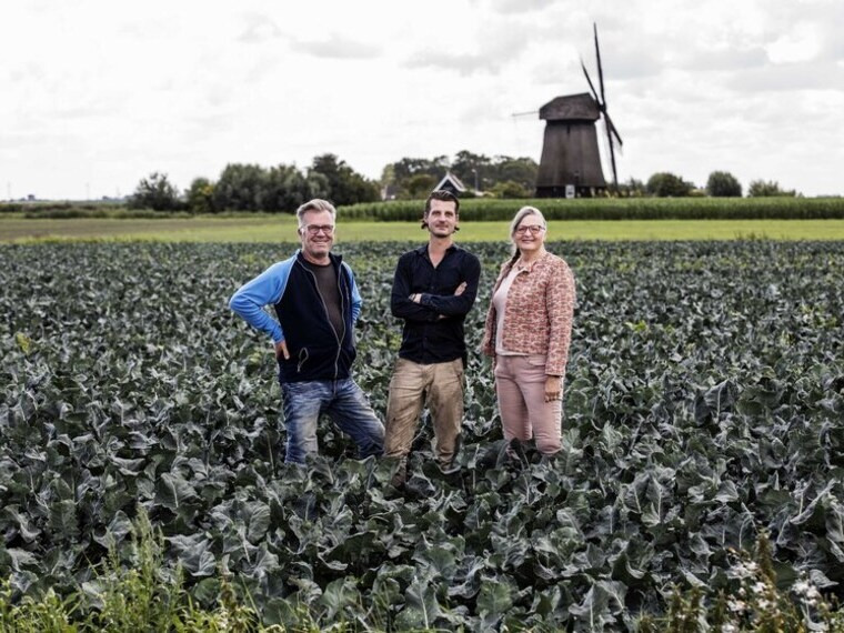 Peter, Dave en Margot Appelman